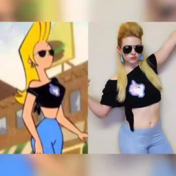 Johnny Bravo real en version mujer