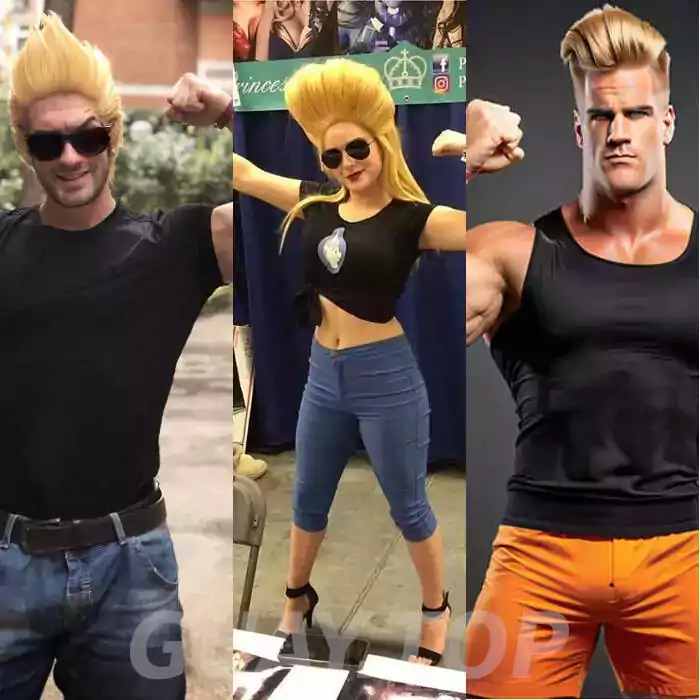 Portada de Johnny Bravo cosplay