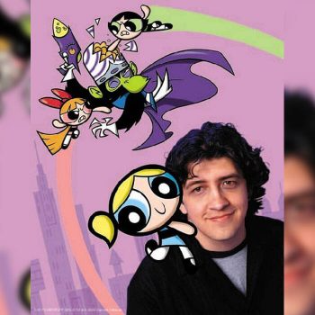 Craig Mccracken y las Chicas Superpoderosas peleando contra Mojo Jojo.