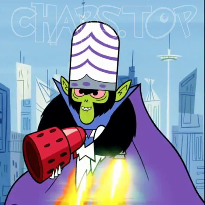 Portada de Mojo Jojo personaje de las Chicas Superpoderosas.